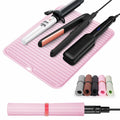Quccefods Large Heat Resistant Silicone Mat for Hair Styling Tools